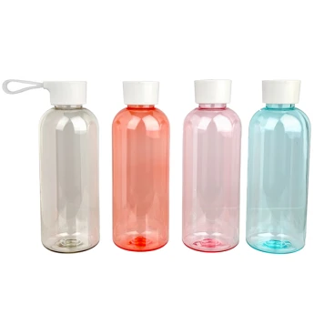 Botol Air Transparan Dengan Tali Silikon